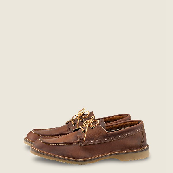 Red Wing Oxford Weekender Camp Moc -R Rough & Tough Læder - Brune - Herre 5602-YMKVO